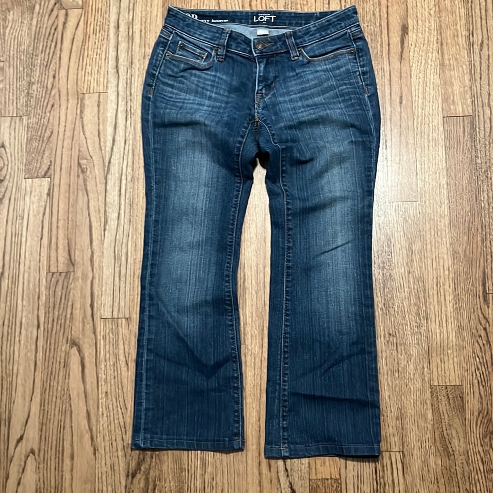Loft cuvy boot cut jeans size 00P